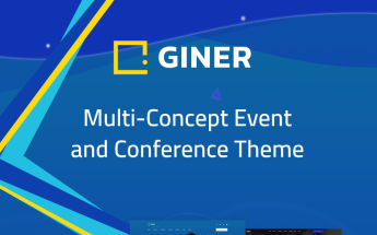 Giner | Multi-Concept Event WordPress-tema #84944