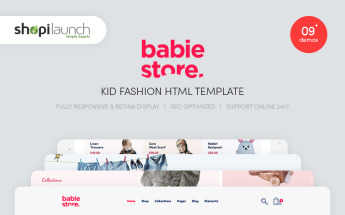Babie Store - Kid Fashion Hemsidemall #85089