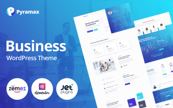 "Pyramax - Consulting Classic Elementor" - адаптивний WordPress шаблон №85249
