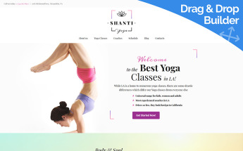 Shanti - Yoga Club Moto CMS 3 Template