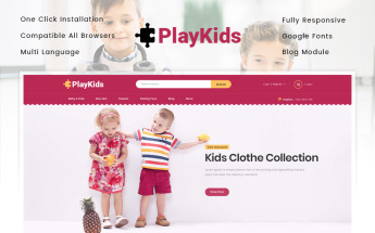 Modello PrestaShop Responsive #86099 "PlayKids - Kids Store"