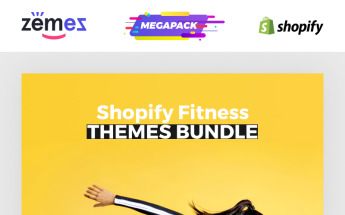 Shopify Fitness Themes Bundle - Tema de Shopify №86289