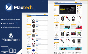 Maxtech Electronics WooCommerce Theme