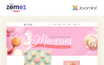 Dolcetti - Bakery Multipage Modern Joomla Template