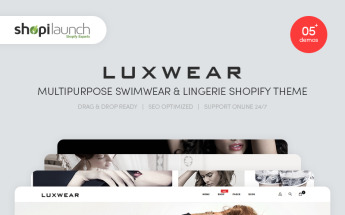 LUXWEAR - Multipurpose Swimwear & Lingerie Shopify Theme