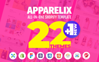 Responzivní Shopify motiv "Apparelix - Clean Multipurpose" #87247