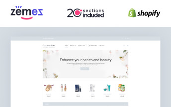 Curesse - Spa Cosmetics Store Shopify Theme