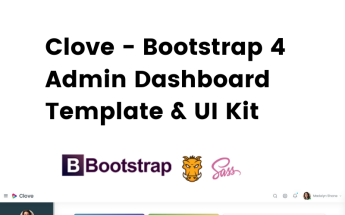 Bootstrap Clove - Responsive Bootstrap 4 Admin Dashboard Template Yönetici #88721