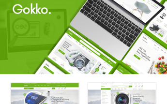 Reszponzív Gokko - Fully Responsive and RTL supported Magento sablon 89589