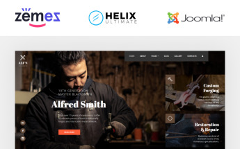 Responsywny szablon Joomla ALF's - Personal Page Multipage Creative #89630