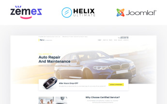 Reszponzív ReCar - Auto Repair Multipage Clean Joomla sablon 89808