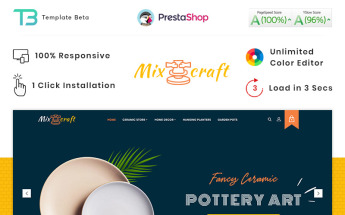 Mix Craft - Ceramic Responsive PrestaShop Theme