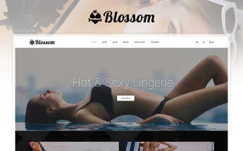 Responsywny motyw WooCommerce Blossom - Lingerie Store #90306