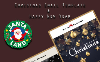 Merry Christmas & Happy New Year Newsletter Template