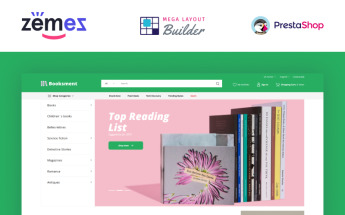 Booksment - Online Bookstore Design PrestaShop Theme