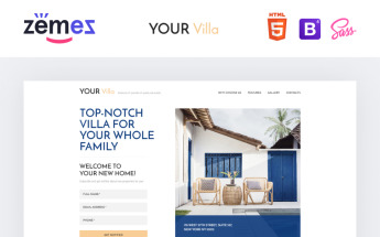 Landing Page Template namens "Lintense Real Estate - Single Property" #90645