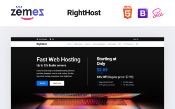 Lintense Hosting - Creative HTML Landing Page Template