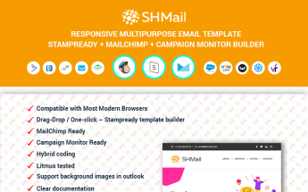 SHMail - Multipurpose Responsive Email Newsletter Template