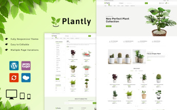 Responsywny motyw WooCommerce Plantly Responsive Theme #90822