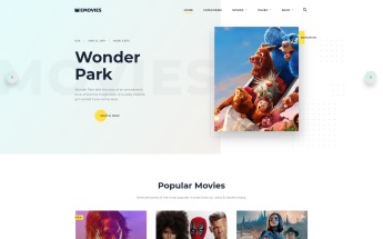 Modello Siti Web Responsive #91271 "EMovies - Movie Streaming"