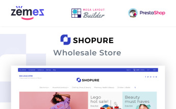 Shopure - Wholesale Store PrestaShop Theme