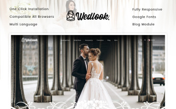 Wedlook - Wedding Wear Store PrestaShop Theme