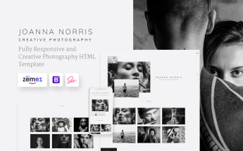 Responsywny szablon strony www Joanna Norris - Photographer Portfolio #92282