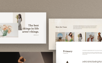 MERYLIN - Brand Guidlines PowerPoint Template