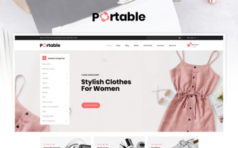 Responsywny motyw WooCommerce Portable - MegaStore Responsive #92514