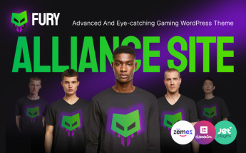 Fury - Advanced And Eye-catching Gaming WordPress Theme