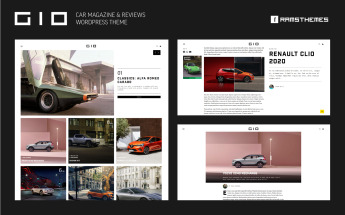 Responzivní WordPress motiv "GIO - Car Magazine" #92771