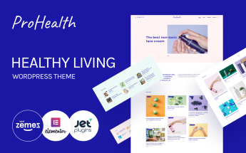 ProHealth - Neat And Tender Healthy Living WordPress Theme