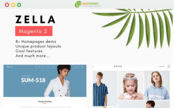 Magento Theme namens "Zella - Premium Responsive and RTL supported" #93056