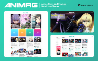 ANIMAG - Anime and Manga Magazine WordPress Theme