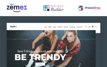 Responzivní PrestaShop motiv "Stylixo - T-Shirt eCommerce Design Theme" #94092