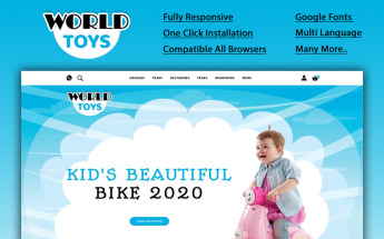 Plantilla OpenCart "Worldtoys - Toy Store" #94143