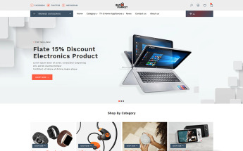 Template Shopify Responsive #94210 "Bigmarket - The Electronics & Smartphones premium"
