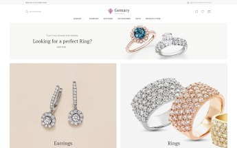 "Gemany - Jewel Store Template" thème Magento adaptatif #96048
