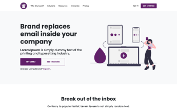 Tema Siti Web #97026 "Shuruwat - Software/Marketing Agency HTML"