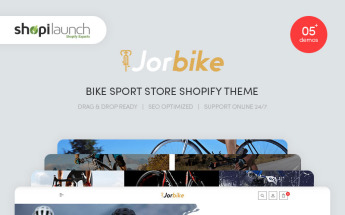Jorbike - Bike Sport Store Shopify Theme