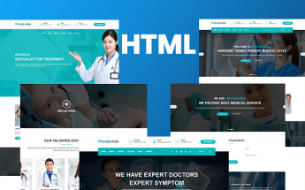 Gmadical - Medical & Health Service HTML5 Weboldal sablon 97400