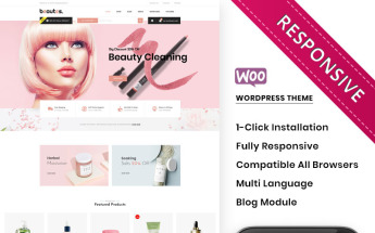 Modello WooCommerce Responsive #97505 "Beautes - The Mega Cosmetic Store"