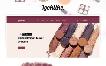 Responsywny motyw WooCommerce Looklike - Cosmetics Store #97504