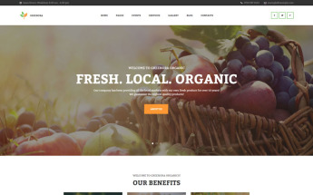 Greenora - Organic Farming Agriculture Tema WordPress №97754