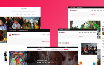 Maxcom -Nonprofit Charity WordPress Theme