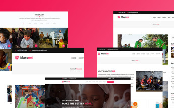 WordPress motiv "Maxcom -Nonprofit Charity" #97745