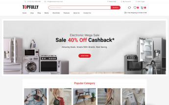 Responsywny motyw WooCommerce TopFully - Multipurpose #97871