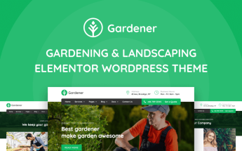 Reszponzív Gardener - Gardening and Landscaping Elementor WordPress sablon 98027