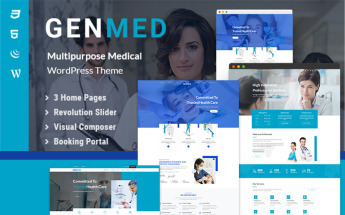 Responsivt Genmed | Multipurpose Medical WordPress-tema #98144
