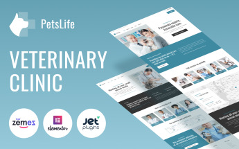PetsLife - Responsive Veterinarian WordPress Theme
